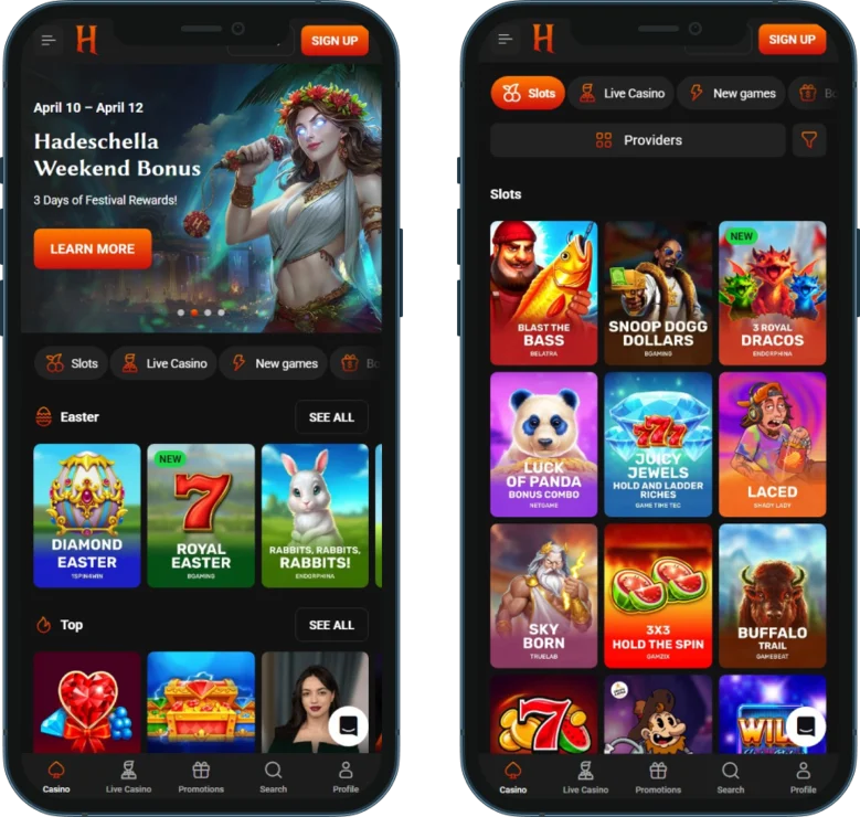 HadesBet for Mobile